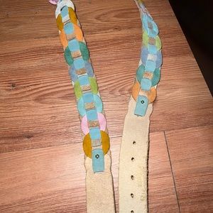 Colorful women’s vintage belt